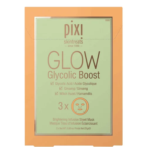 PIXI GLOW Glycolic Acid Boost Sheet Mask (Pack of 3) Image 1