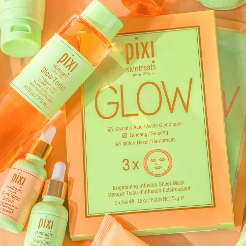 PIXI GLOW Glycolic Acid Boost Sheet Mask (Pack of 3) Image 4