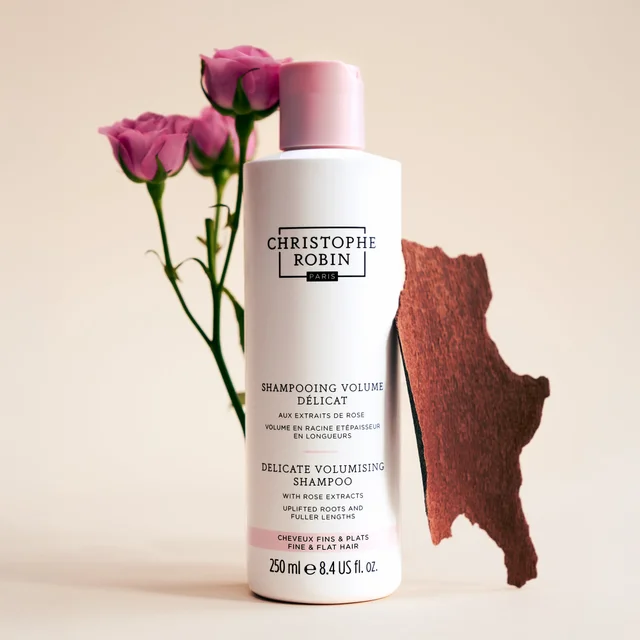 Christophe Robin Delicate Volumising Shampoo with Rose Extracts 250ml