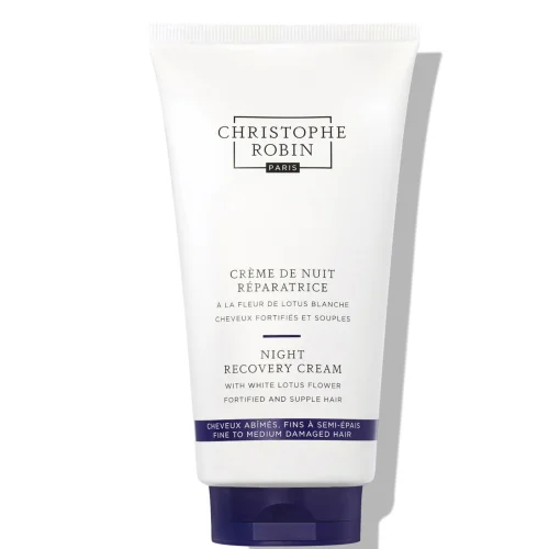 Christophe Robin Night Recovery Cream with White Lotus Flower 150ml Image 1