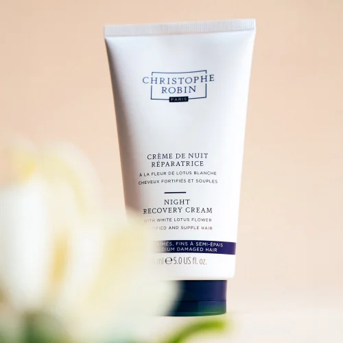 Christophe Robin Night Recovery Cream with White Lotus Flower 150ml Image 2
