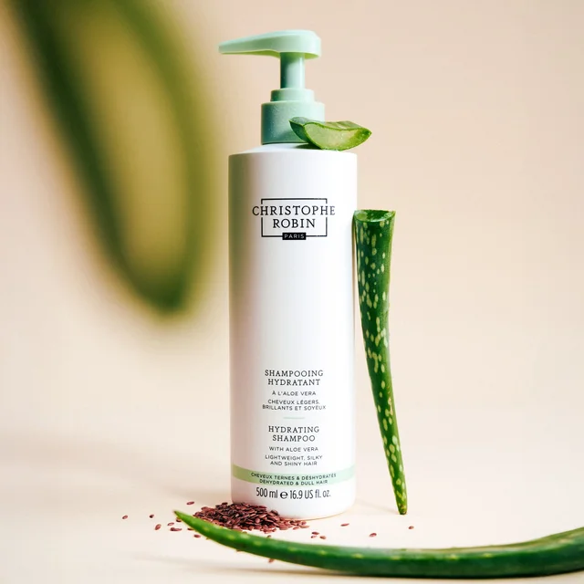 Christophe Robin Hydrating Shampoo with Aloe Vera 500ml