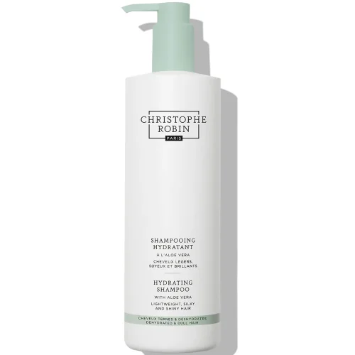 Christophe Robin Hydrating Shampoo with Aloe Vera 500ml Image 1