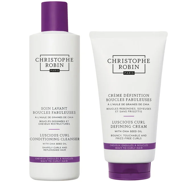 Christophe Robin Luscious Curl Regimen for Wavy to Curly Hair