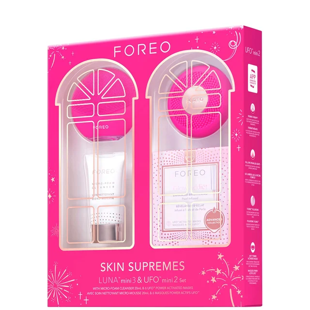 FOREO Skin Supremes LUNA Mini 3 and UFO Mini 2 Set (Worth $575.00)