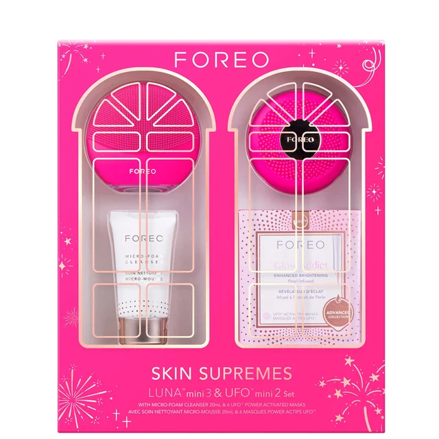 FOREO Skin Supremes LUNA Mini 3 and UFO Mini 2 Set (Worth $575.00)
