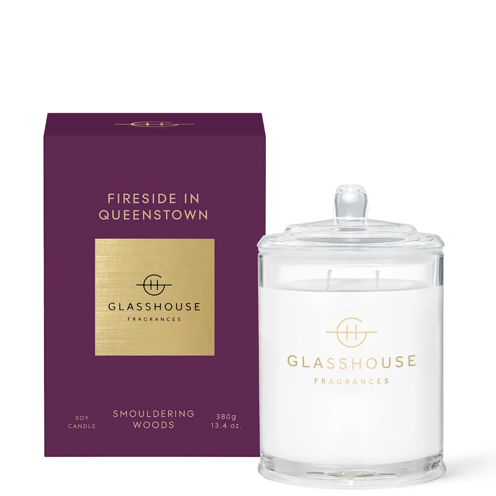 Glasshouse Fragrances Fireside in Queenstown Candle 380g Image 1