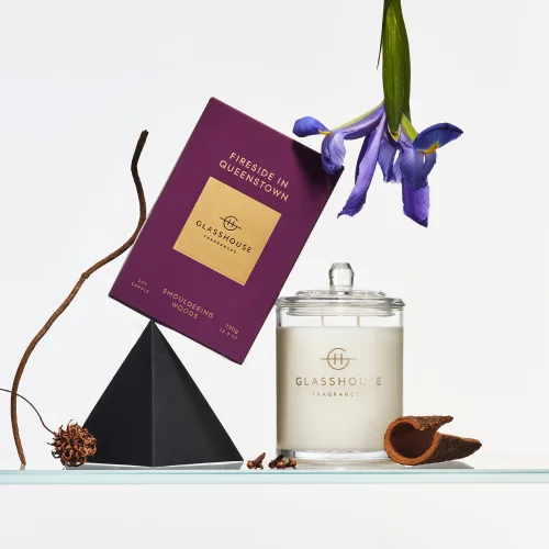 Glasshouse Fragrances Fireside in Queenstown Candle 380g Image 2